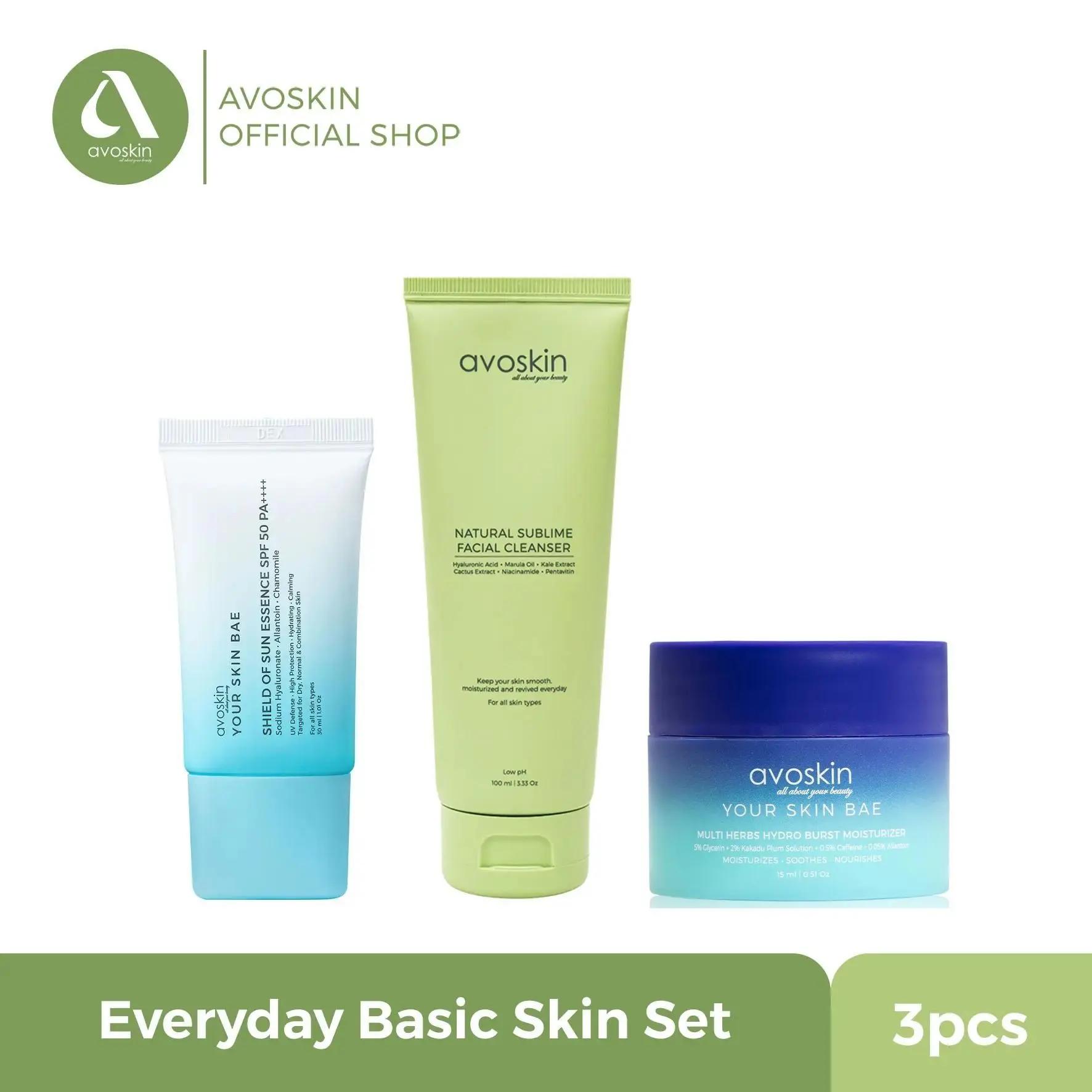 avoskin basic skincare bundle
