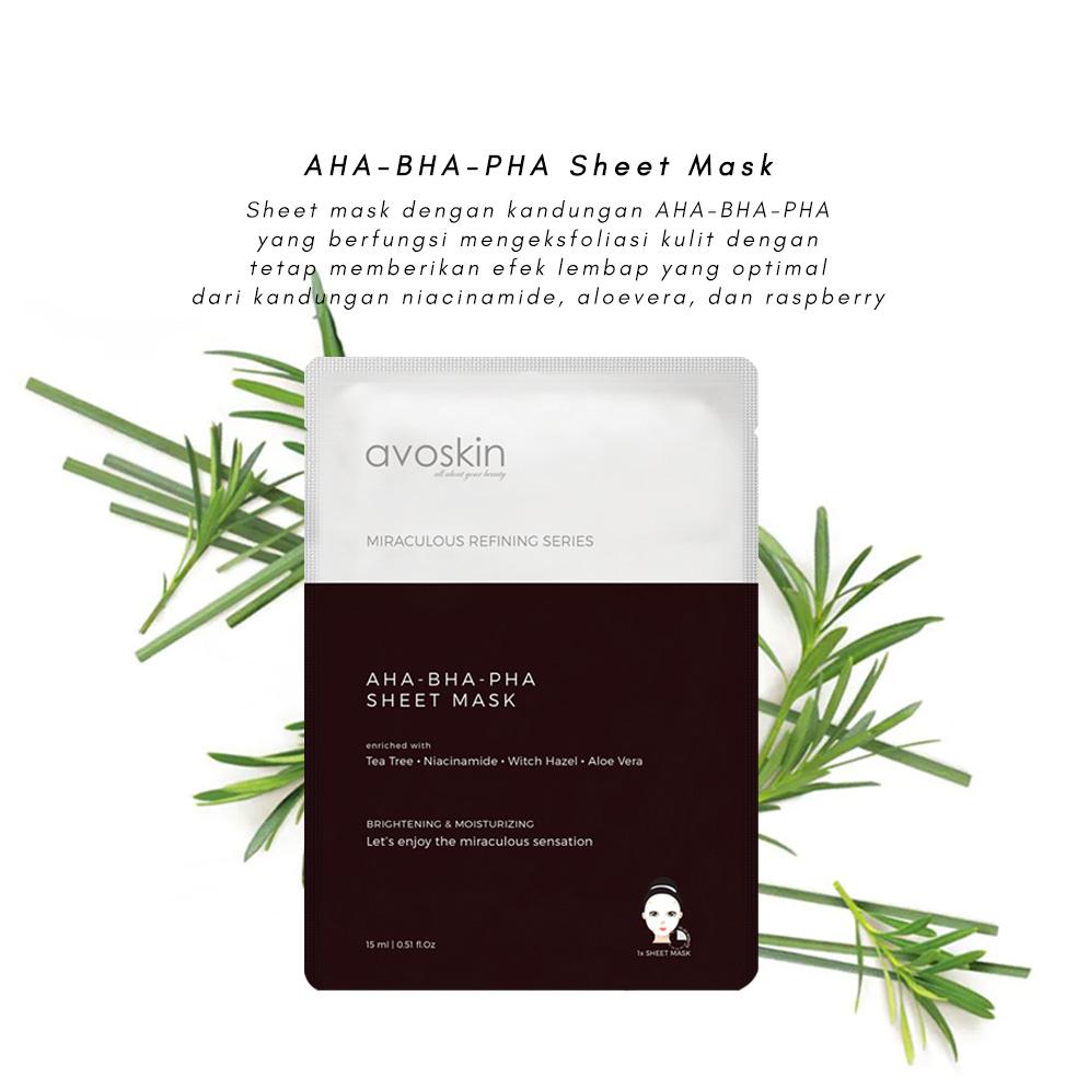 AHA-BHA-PHA SHEET MASK 1